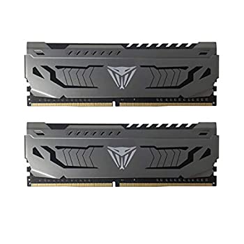 Patriot Viper Steelスシリーズ デスクトップ用extremeパフォーマンス、独自のアルミグリース DDR4 PC4-29800 (3733MHz) 1.35V 16GBキット- PVS4（中古品）