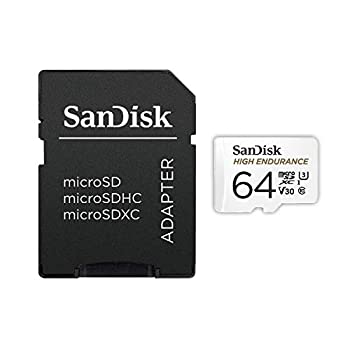 SanDisk サンディスク 高耐久microSDXC ドライブレコーダー対応 64GB Class10 UHS-I U3 V30対応 SDSQQNR-064G-GHEIA  エコパッケージ（中古品）