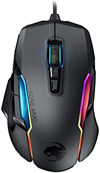 ROCCAT Kone AIMO Remastered Black - RGBA Smart Customization Gaming Mouse  ROC-11-820-BK（中古品）の通販は