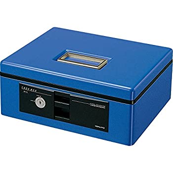 コクヨ 手提げ金庫 B5 青 CB-Y12B（中古品）