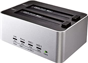 玄人志向 HDDスタンド USB3.0接続 KURO-DACHI/CLONE/U3 パソコンなしでHDDのまるごとコピー機能付き（中古品）
