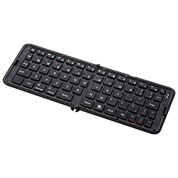 サンワサプライ 折りたたみ式Bluetoothキーボード ブラック SKB-BT16BK（中古品）