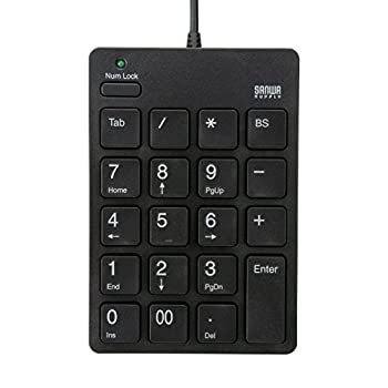 サンワサプライ USB2.0ハブ付テンキー NT-18UH2BK(705) 00028936 【3個セット】（中古品）