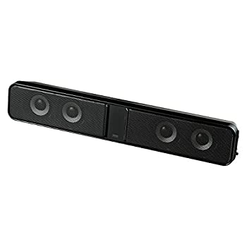 サンワサプライ 液晶テレビ・パソコン用サウンドバースピーカー MM-SPSBA2N（中古品）
