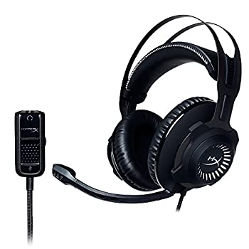キングストン Kingston ゲーミング ヘッドセット HyperX Cloud Revolver HX-HSCR-GM ブラック/ホワイト オーディオコントロールボックス付延長ケ（中古品）