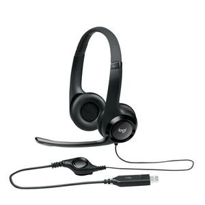 ロジクール USBヘッドセットLogicool USB Headset H390 H390R（中古品）