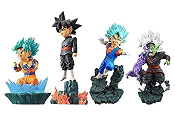 ドラゴンボール超 World Collectable Diorama vol.1　全4種セット【超サイヤ人 孫悟空・ゴクウブラック・ベジット・合体ザマス】（中古品）