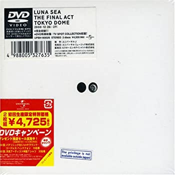 LUNA SEA THE FINAL ACT TOKYO DOME [DVD]（中古品）