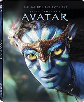 アバター スチールブック仕様 3Dブルーレイ＆DVDセット(2枚組) [Blu-ray]（中古品）