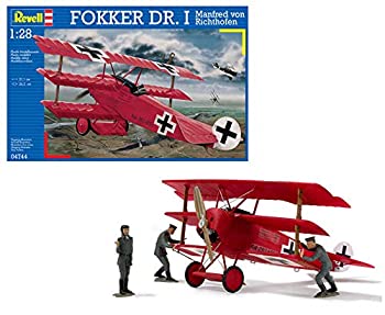 ドイツレベル 1/28 フォッカー Dr.1 04744 プラモデル（中古品）