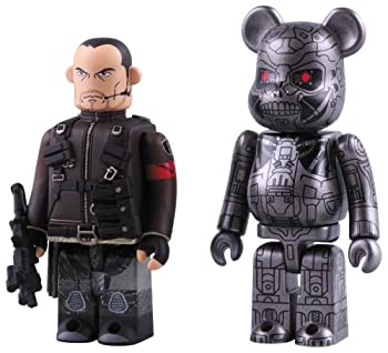 KUBRICK JOHN CONNER & BE@RBRICK T-600 SET ABS&PVC 塗装済みアクションフィギア（中古品）