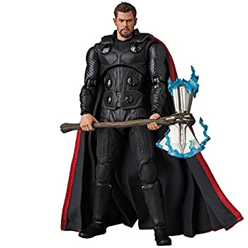 MAFEX マフェックス No.104 AVENGERS INFINTY WAR THOR 全高約160mm 塗装済み アクションフィギュア（中古品）