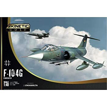 キネティック 1/48 ドイツ空軍 F-104G スターファイター プラモデル KNE48083（中古品）の通販は