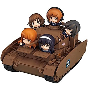 ねんどろいどもあ 号戦車 D型改 (H型仕様) 全長約16cm＋ねんどろいどぷち あんこうチーム 約6cm 西住みほ 秋山優花里 武部沙織 五十鈴華 冷泉（中古品）の通販は