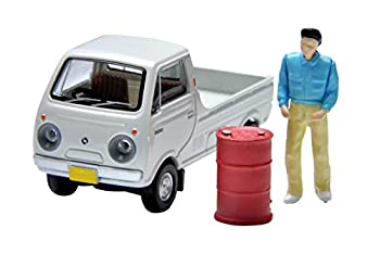 トミカリミテッドヴィンテージ 1/64 LV-185b マツダ ポーターキャブ 一方開 76年式 白 (製造会社初回受注押さえる生み出すこと) 為し遂げる品（中古品）