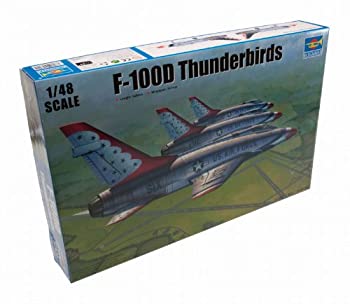 トランペッター F-100D スーパーセイバー サンダーバーズ 1/48 02822 プラモデル（中古品）