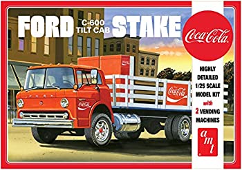 AMT 1/25 フォード C-600 ステイクベッドトラック w/コカ・コーラマシン プラモデル AMT1147（中古品）