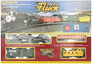 Bachmann Trains Pacific Flyer ready-to-run Ho Scaleトレインセット（中古品）
