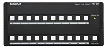 TASCAM ダイレクトプレイリモートコントローラー TASCAM製品用 RC-20（中古品）の通販は