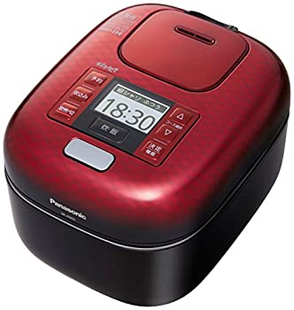 パナソニック 3合 炊飯器 圧力IH式 おどり炊き 豊穣ブラック SR-JX055-K（中古品）