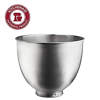 KitchenAid ksm35ssb Brushedステンレススチールボウル、メタリック（中古品）