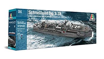 イタレリ 1/35 ドイツ海軍 魚雷艇 シュネルボート S-38 プラモデル 37120（中古品）