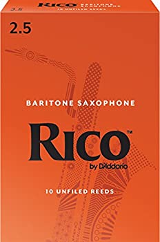 RICO 先んじる バリトンサクソフォーン こっ酷い:2.5(10枚入)アンファイルド RLA1025（中古品）