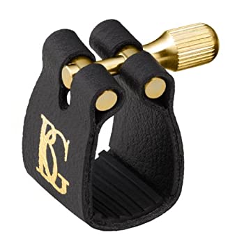 BG  標準尺度 リガチャー ソプラノサクソフォーン用 天然ゴム L14（中古品）
