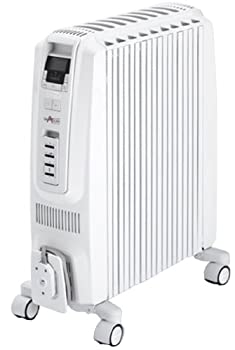 DeLonghi オイルラジエターヒーター【ドラゴンデジタル】 X字型フィン9枚 (4~10畳用) TDD0915W（中古品）の通販は 10,163円