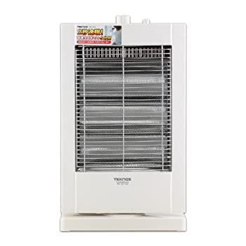 TEKNOS 2秒速暖 首振り機能搭載 ハロゲンヒーター PH-1211(W)（中古品）の通販は 15,000円