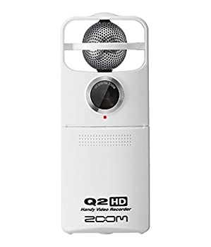 ZOOM ストリーミング機能搭載ハンディレコーダー シルバー Q2HD（中古品）