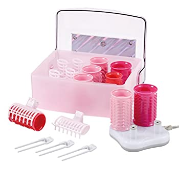 コイズミ ヘアカーラー 8本入り 海外対応 ピンク KHC-V800/P（中古品）の通販は