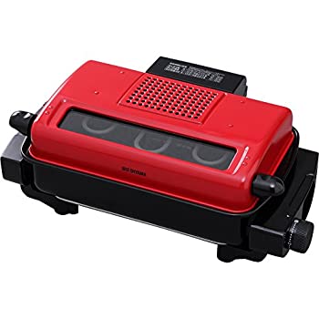 アイリスオーヤマ マルチロースター レッド EMT-1101-R（中古品）