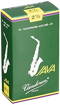 バンドーレン アルトサクソフォンリード ジャバ(JAVA) 硬さ:2-1/2 (10枚入)（中古品）の通販は 5,143円