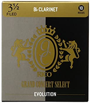 RICO リード グランドコンサートセレクト エヴォリューション Bbクラリネット 強度:3.5(10枚入) ファイルド EVF10BCL350（中古品）