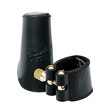 バンドーレン バリトンサクソフォン リガチャー レザー(Leather) レザーキャップ (LC29L)（中古品）