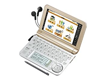 シャープ カラー電子辞書Brain ゴールド系 PW-A7300-N（中古品）