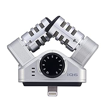 ZOOM ズーム XYステレオマイクロフォン iPhone / iPad 用 iQ6（中古品）