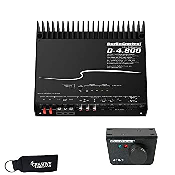 AudioControl D-4.800 ハイパワー 4チャンネル DSP マトリックスアンプ アキュバス& ACR-3 ダッシュリモート（中古品）