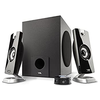 Cyber Acoustics ゲーミングスピーカー（3個セット、黒） 並行輸入品（中古品）