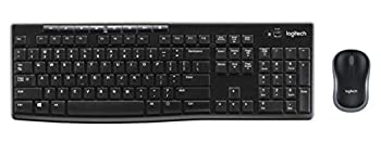【英語版キーボード/マウス】 Logitech English Keyboard Wireless Combo　(MK270)(920-004536)（中古品）
