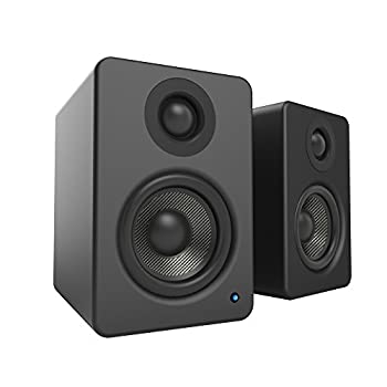 関東YU2パワードデスクトップスピーカー - 3コンポジットドライバー3/4シルクドームツイーター - マットブラック（中古品）