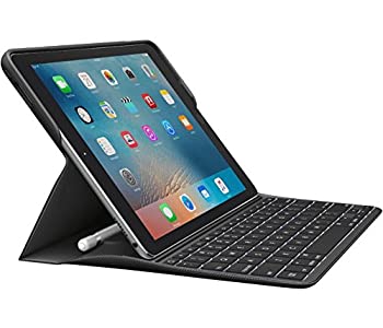 Logicool ロジクール iK1082bk Smart ConnectorおよびApple Pencil ホルダー搭載 バックライト付キーボードケースfor iPad Pro(9.7 インチ)（中古品）