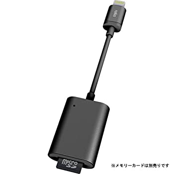 AL-LMR11K(ブラック) Lightningコネクタ搭載microSDカ-ドリ-ダ-（中古品）の通販は 5,598円