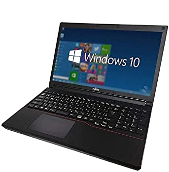 富士通 A573/G 【OS Win10 搭載/テンキー/三世代Core i5(3340M)2.7GHz/メモリ4GB/HDD320GB/15.6インチ液晶/スーパーマルチ/無線LAN付】ノートパ（中古品）