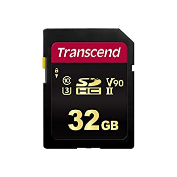 Transcend SDカード 32GB UHS-II U3 ビデオクラス V90 対応 (最大読込速度285MB/s 最大書込速度180MB/s) 4K動画撮影 TS32GSDC700S（中古品） 6,972円