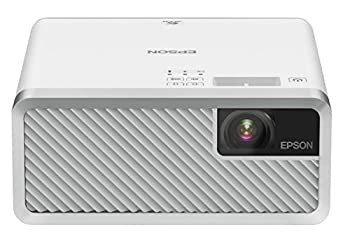 EPSON dreamio ホームプロジェクター(2500000:1 2000lm) WXGA対応 メディアストリーミング端末あり EF-100WATV（中古品）