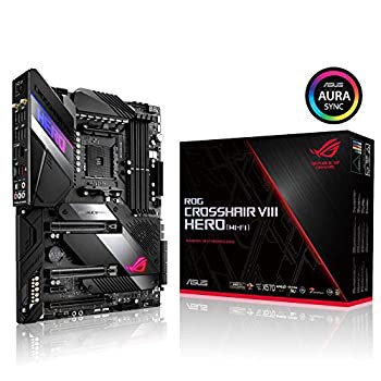 ASUS AMD AM4対応 マザーボード ROG CROSSHAIR VIII HERO (WI-FI) 【ATX】（中古品）