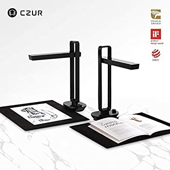 CZUR Aura X Pro ドキュメントスキャナー バッテリー内蔵モデル 非破壊 ブックスキャナー a3 スキャナー 1400万画素 OCR機能 LED デスクの通販は
