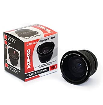 Opteka .35?X hd2超広角パノラママクロ魚眼レンズレンズfor Fuji FinePix s9500?s9100?s9000?s6000デジタルカメラ（中古品）
